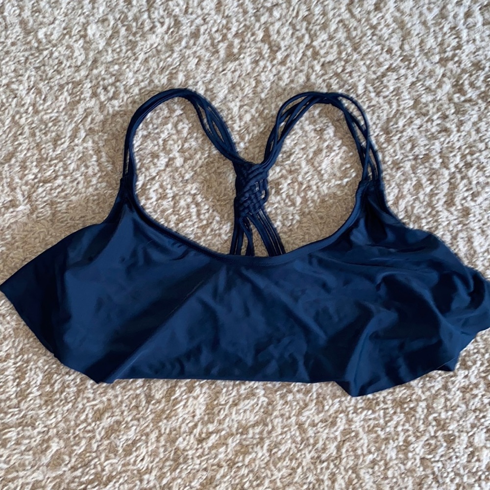 Black bathing suit top